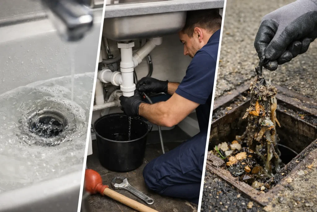 Blocked Drains: Signs, Causes and Fixes
