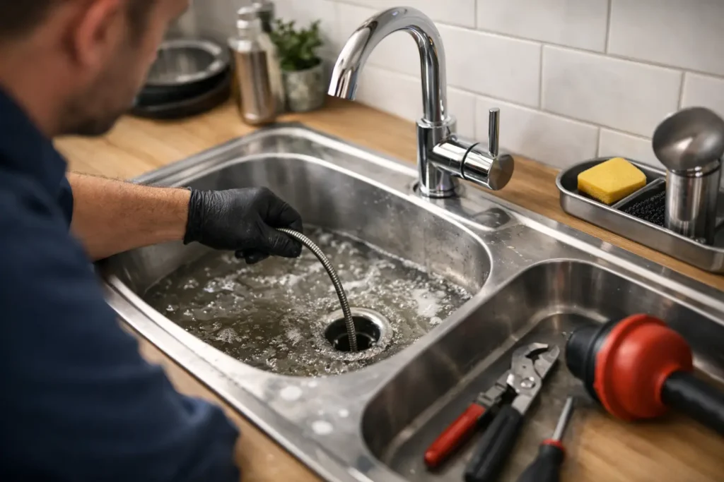 How to Clear Slow Kitchen Sink Problems