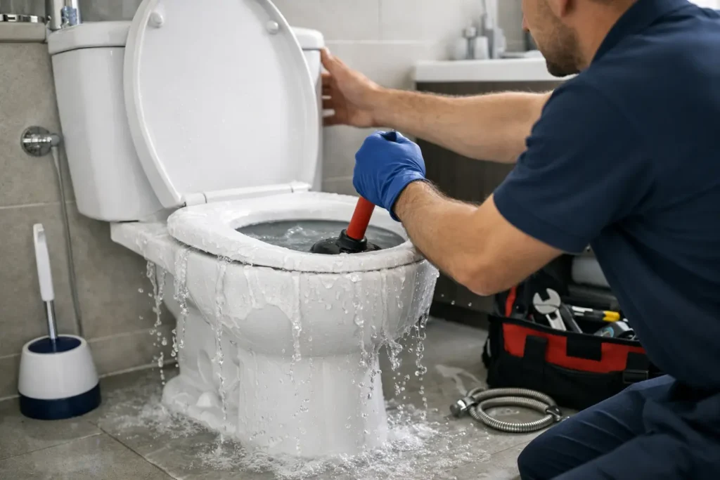 How to Fix Overflowing Toilet Fast