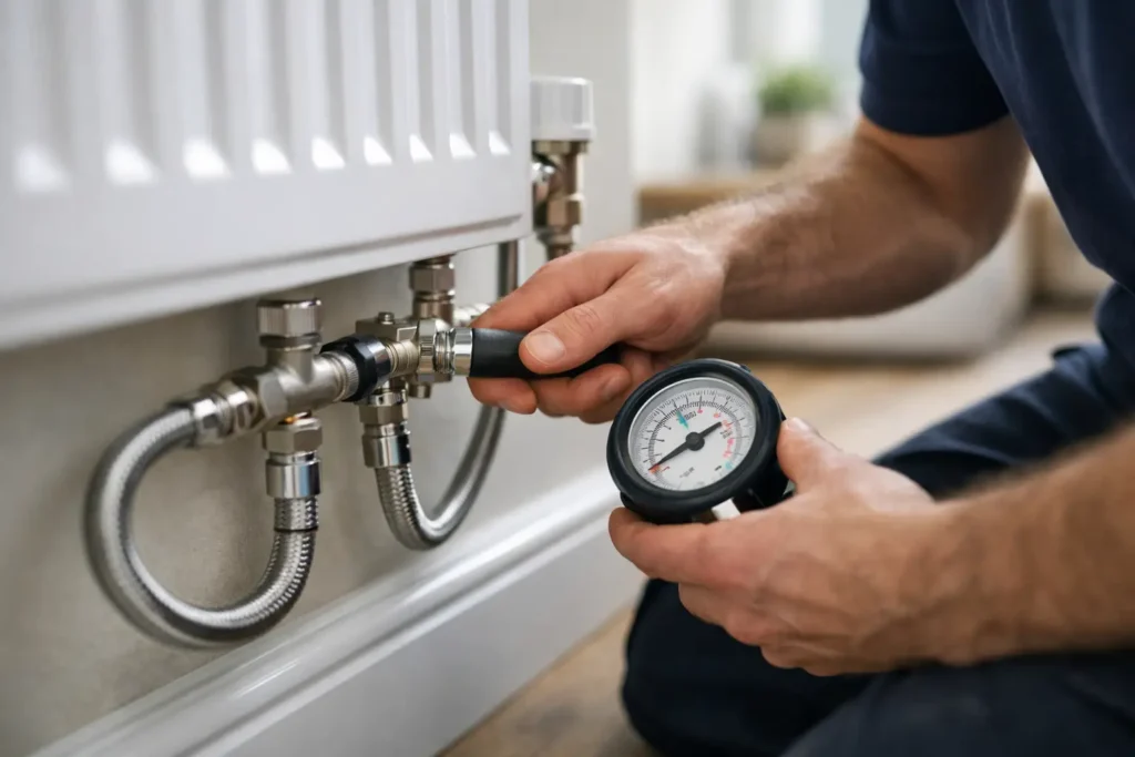 How to Repressurise a Radiator System Safely
