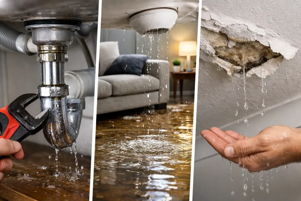 Top Causes of Water Damage in Properties
