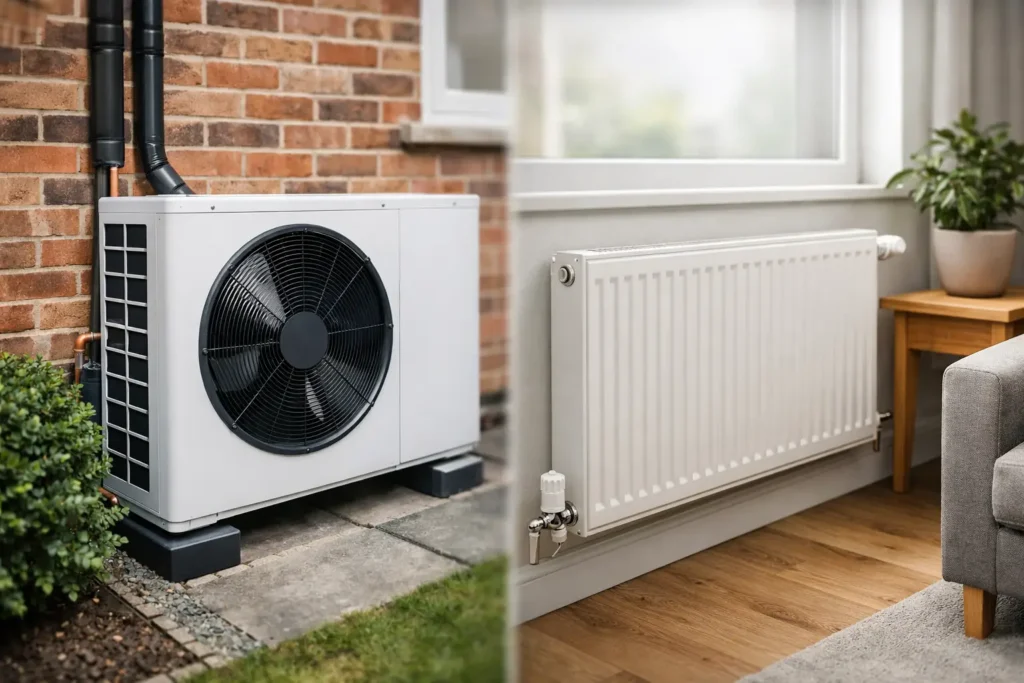 Air Source Heat Pump vs Radiators: What Changes?