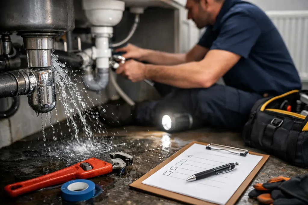 Emergency Leak Repair Checklist for Fast Action