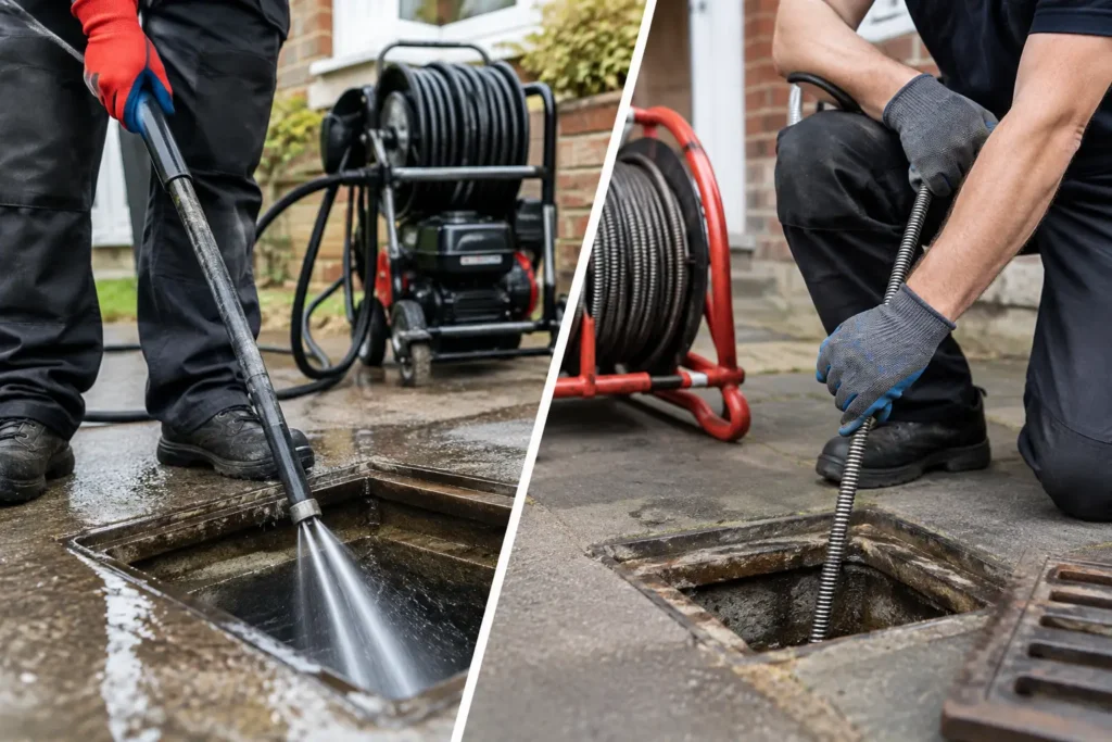 Drain Jetting vs Rodding for Blocked Drains